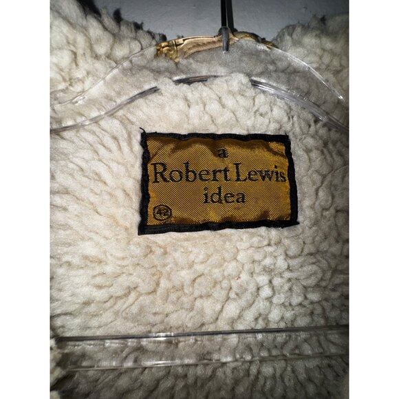 Vintage Robert Brown Lewis Plaid Wool Toggle Coat Size 42 Western Ranch Preppie - Picture 4 of 9